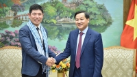 Phó Thủ tướng Lê Minh Khái tiếp Tổng giám đốc kiêm đồng sáng lập Tập đoàn Grab