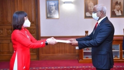 Đại sứ Hồ Thị Thanh Trúc trình Thư ủy nhiệm lên Tổng thống Maldives