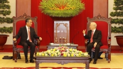 Tổng Bí thư Nguyễn Phú Trọng tiếp Ủy viên Quốc vụ, Bộ trưởng Ngoại giao Trung Quốc