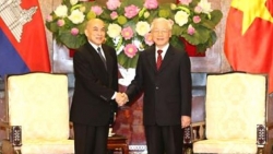 Tổng Bí thư, Chủ tịch nước Nguyễn Phú Trọng gửi Điện mừng 67 năm Quốc khánh Campuchia