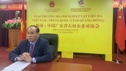 Giao thương trực tuyến doanh nghiệp ngành hàng vật liệu đá Việt Nam-Trung Quốc