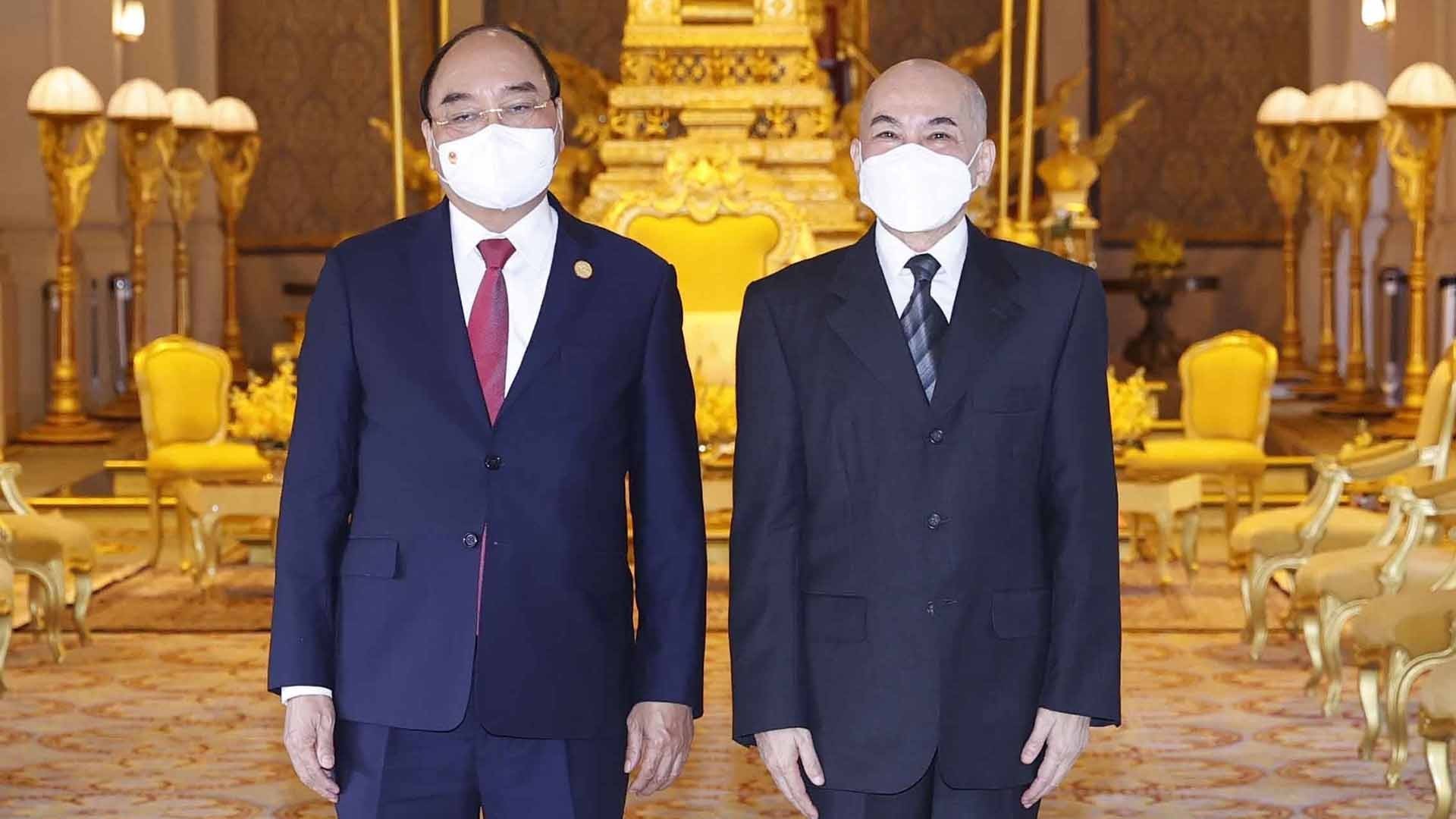 Tuyên bố chung giữa Việt Nam và Campuchia nhân chuyến thăm cấp Nhà nước của Chủ tịch nước Nguyễn Xuân Phúc