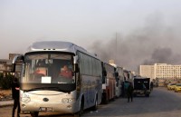 Syria: Hàng nghìn phiến quân và dân thường rời Đông Ghouta