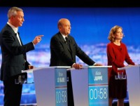 Bầu cử Tổng thống Pháp 2017: Ông Alain Juppe chiến thắng tại cuộc tranh luận đầu tiên