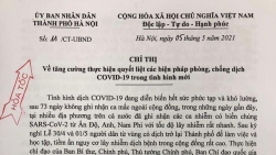 Hà Nội: Nâng công suất cách ly chống dịch Covid-19, kêu gọi không ra khỏi nhà khi không cần thiết
