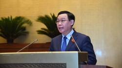 Chủ tịch Quốc hội Campuchia chúc mừng Chủ tịch Quốc hội Vương Đình Huệ