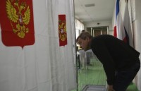 Bầu cử Nga: Những điểm bỏ phiếu đầu tiên bắt đầu mở cửa