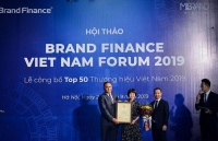 Công bố Top 50 Thương hiệu giá trị nhất Việt Nam 2019