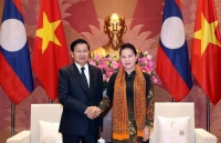 Chủ tịch Quốc hội Nguyễn Thị Kim Ngân hội kiến Thủ tướng Lào