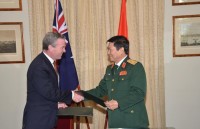 Việt Nam - Australia ký Tuyên bố chung về quốc phòng