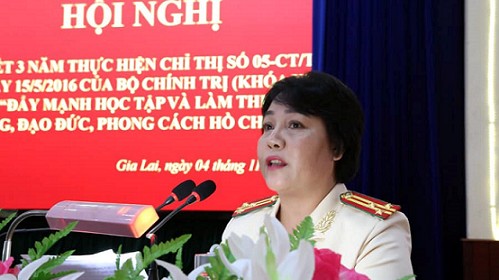 Gia Lai: Nữ trưởng công an huyện vì nhân dân quên mình