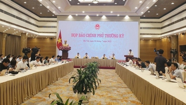 Họp báo Chính phủ thường kỳ tháng 6/2022: Quốc tế đánh giá cao thành tựu kinh tế Việt Nam