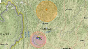Trung Quốc: Động đất 5,5 độ Richter làm rung chuyển tỉnh Vân Nam