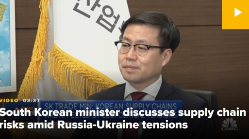 Hàn Quốc lo ngại ảnh hưởng tiêu cực về kinh tế từ căng thẳng Nga-Ukraine