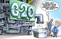 Nhật Bản với G20: Được dịp phất cờ