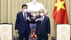 Chủ tịch nước Nguyễn Xuân Phúc tiếp Bộ trưởng Quốc phòng Nhật Bản