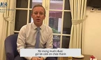 Covid-19: Đại sứ Anh làm clip tiếng Việt, gửi lời cảm ơn Việt Nam hỗ trợ công dân Anh