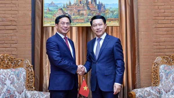 Bộ trưởng Ngoại giao Bùi Thanh Sơn gặp Phó Thủ tướng, Bộ trưởng Ngoại giao Lào