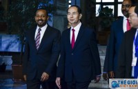 Chủ tịch nước Trần Đại Quang hội kiến Thủ tướng Ethiopia Abiy Ahmed