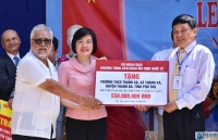Hơn 1 tỉ đồng được trao cho trường THCS Thanh Xá (Phú Thọ) nhân dịp năm học mới
