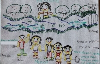 Những bức vẽ ám ảnh của trẻ em tị nạn ở biên giới nước Mỹ