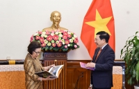 Phó Thủ tướng Phạm Bình Minh tiếp cựu Bộ trưởng Ngoại giao Philippines