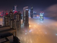 Dubai mờ ảo như “thành phố trên mây”