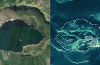 Hồ nước nổi tiếng ở miệng núi lửa Taal biến mất sau vài ngày phun trào