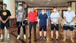 Bốn 'viện binh' U23 Việt Nam đến Campuchia đều âm tính với Covid-19