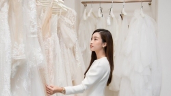 Dàn Hoa hậu Việt và Á hậu diện sắc trắng sang trọng dự sự kiện váy cưới