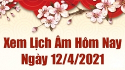 Lịch âm 12/4 - Xem âm lịch hôm nay thứ 2 ngày 12/4/2021 chính xác nhất - Lịch vạn niên 12/4/2021