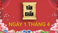 Văn khấn mùng 1 tháng 4 năm Nhâm Dần, bài cúng gia tiên và thần linh theo truyền thống Việt Nam