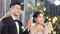 Dàn cầu thủ V-League và tuyển Việt Nam dự đám cưới tiền đạo Hà Đức Chinh