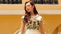 Hoa hậu Thùy Tiên giới thiệu Sapa, Hội An qua trang phục họa tiết