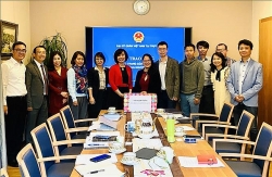 Đại sứ quán Việt Nam tại Thụy Sỹ trao khẩu trang của Chính phủ tặng cộng đồng người Việt