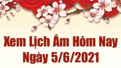 Lịch âm 5/6 - Xem âm lịch hôm nay thứ 7 ngày 5/6/2021 chính xác nhất - Lịch vạn niên 5/6/2021