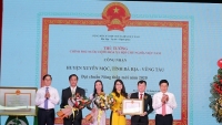 Huyện Xuyên Mộc đón nhận danh hiệu chuẩn nông thôn mới