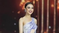Đầm dạ hội tôn hình thể của các thi sinh tại Bán kết Hoa hậu Hoàn vũ Việt Nam 2022