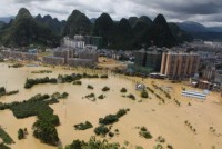 Lũ lụt kinh hoàng ở Trung Quốc làm 33 người thiệt mạng