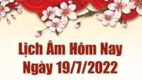 Lịch âm 19/7, âm lịch hôm nay Thứ 3 ngày 19/7/2022 tốt hay xấu? Lịch vạn niên 19/7/2022