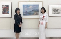 Tranh của học sinh Việt Nam được triển lãm tại Bảo tàng Mỹ thuật quốc gia Nhật Bản
