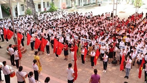 Rộn ràng không khí chuẩn bị khai giảng năm học mới