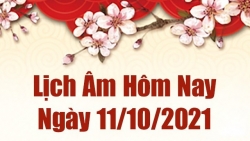 Lịch âm 11/10, Xem âm lịch hôm nay thứ 2 ngày 11/10/2021 chính xác nhất. Lịch vạn niên