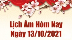 Lịch âm 13/10, Xem âm lịch hôm nay thứ 4 ngày 13/10/2021 chính xác nhất. Lịch vạn niên