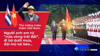 Thủ tướng Cuba thăm Việt Nam: Người anh em từ 'nửa vòng trái đất', đi bộ dưới mưa, đội mũ tai bèo…