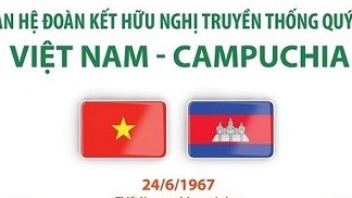 Quan hệ đoàn kết hữu nghị truyền thống quý báu Việt Nam-Campuchia