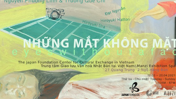 ‘Những mắt không mặt’ – triển lãm thú vị của các nghệ sĩ Việt Nam và Nhật Bản