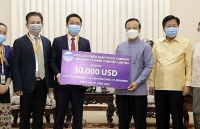 Doanh nghiệp Việt Nam chung tay cùng Chính phủ Lào chống dịch Covid-19