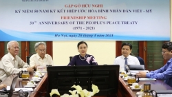 Gặp gỡ hữu nghị nhân 50 năm ký kết Hiệp ước hòa bình nhân dân Việt-Mỹ
