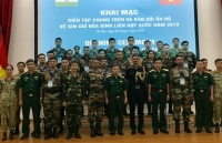 Việt Nam - Ấn Độ diễn tập chung trên sa bàn về gìn giữ hòa bình Liên hợp quốc
